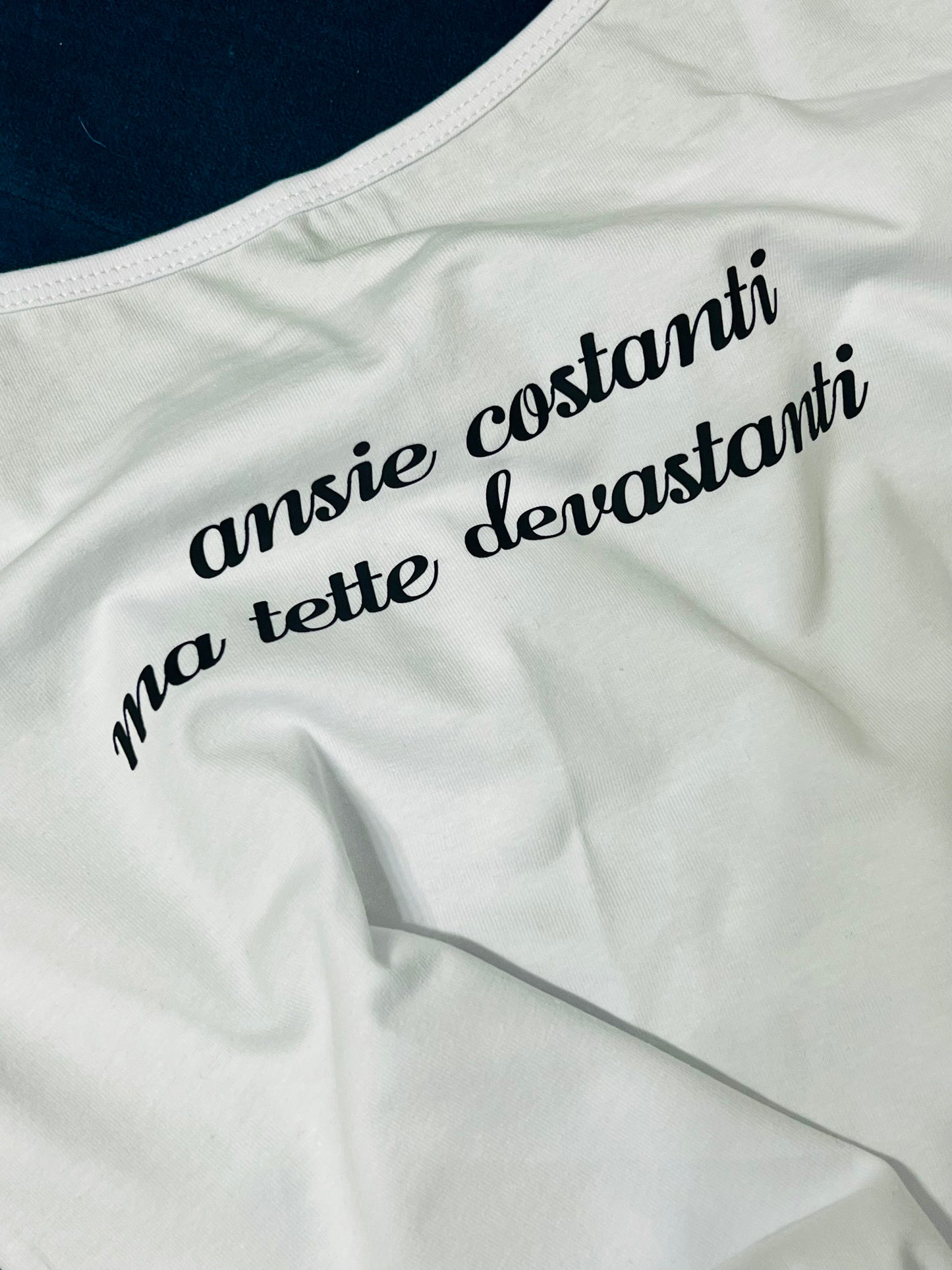 Canottiera donna spalla stretta