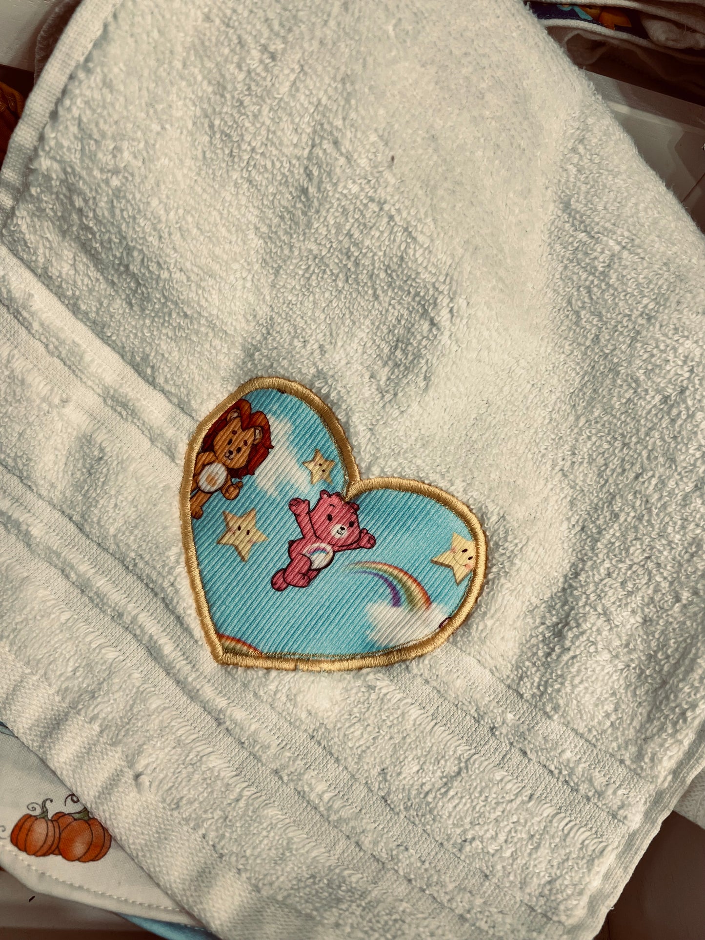 Asciugamano orsetti cuore