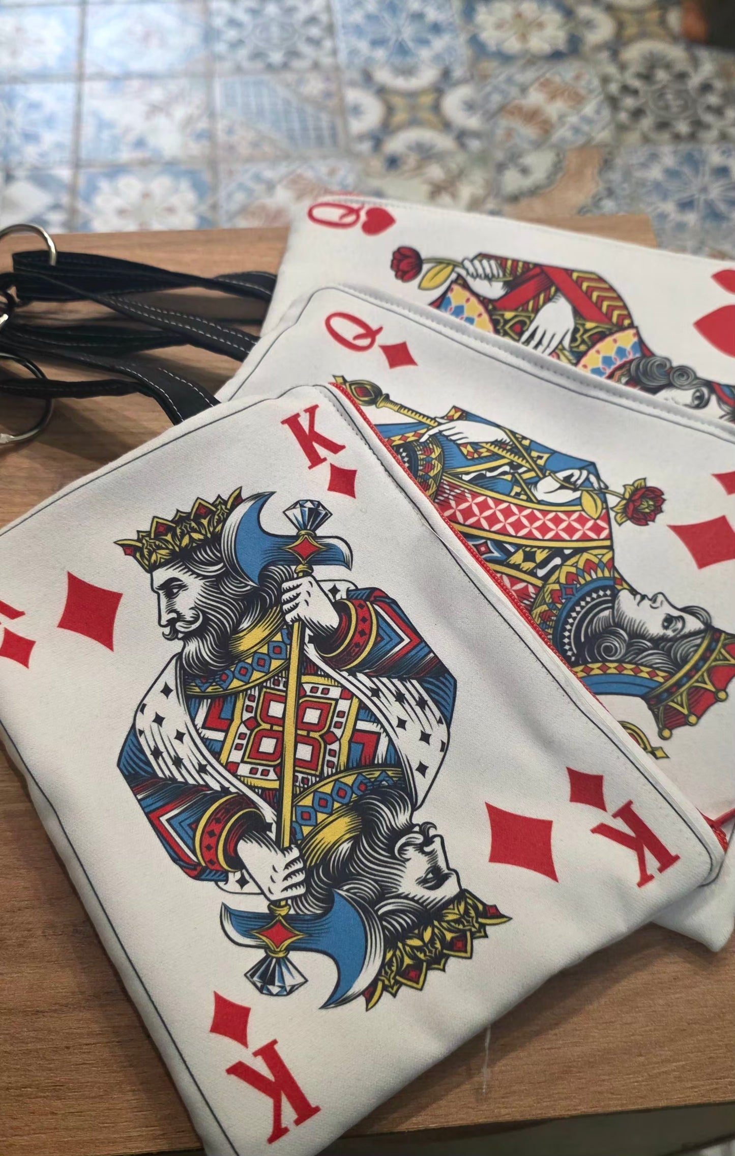 Pochette con gancio card