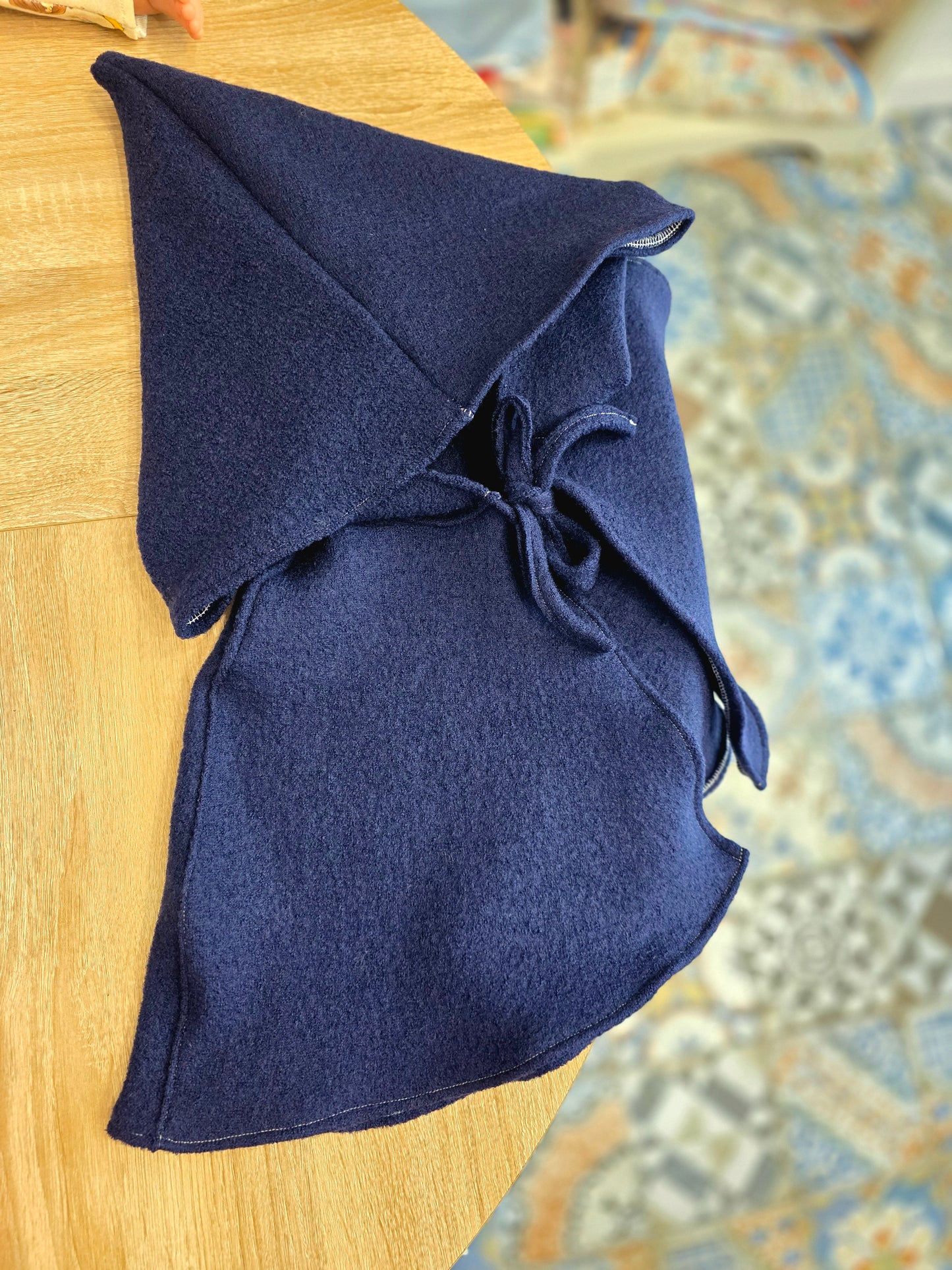 Mantellina lana 100% 2/5anni