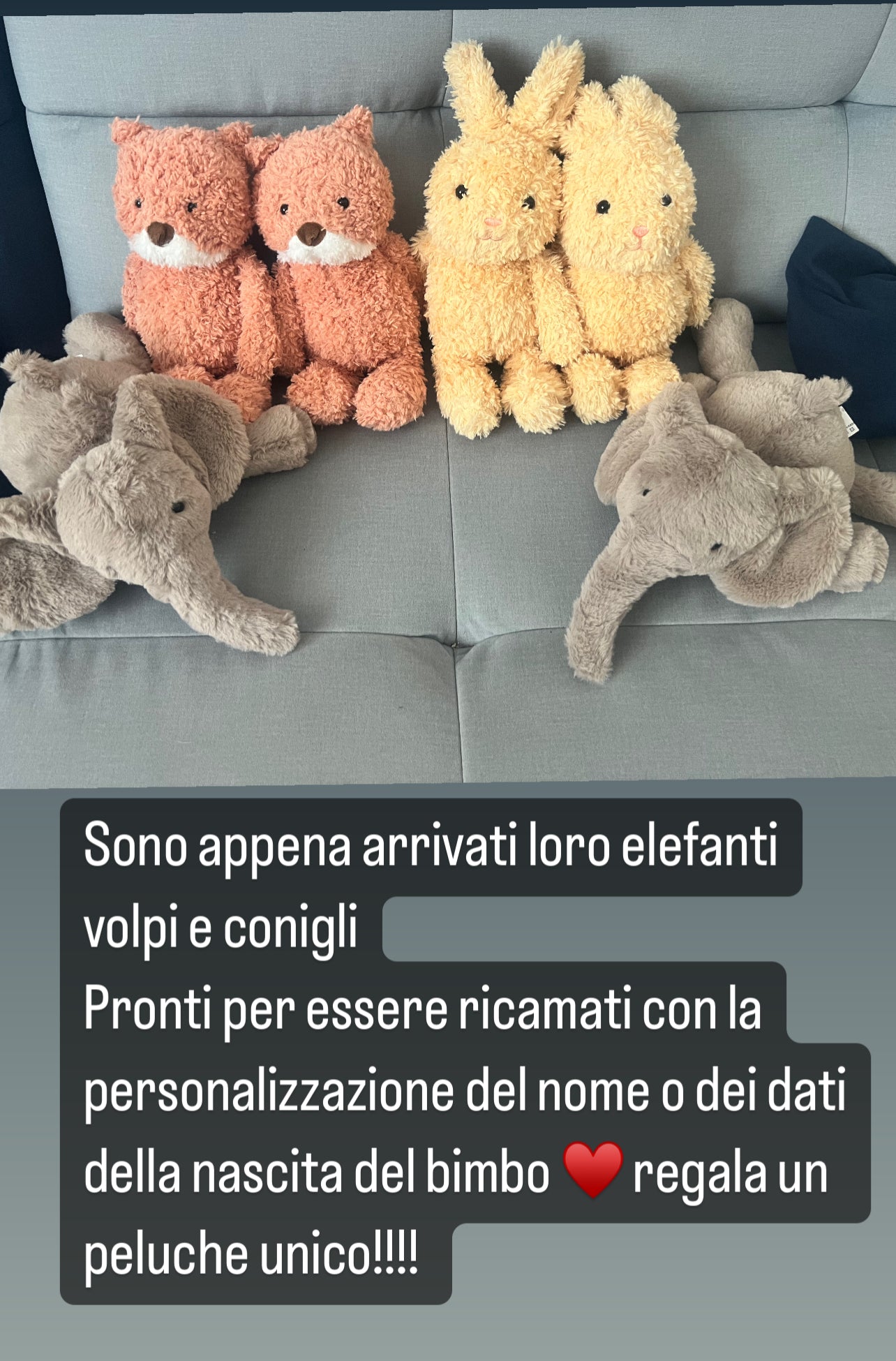 Peluche personalizzato (volpe)