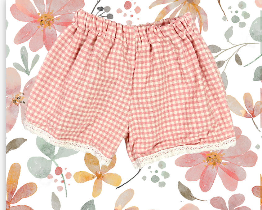 Shorts in cotone 3/7 anni