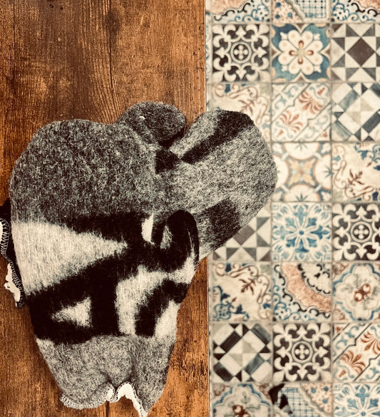 Moglie in lana e pile