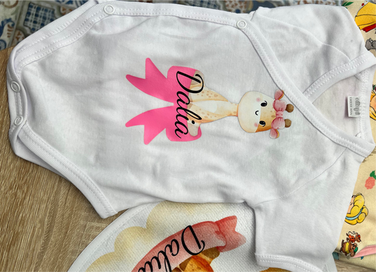 Body personalizzato indica la taglia