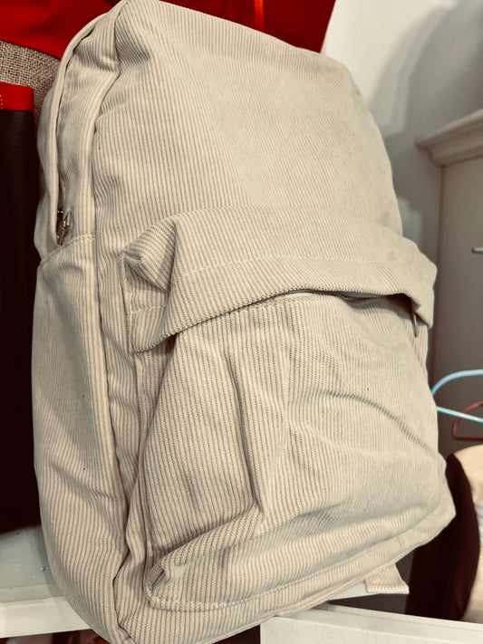 Zaino grande con ricamo