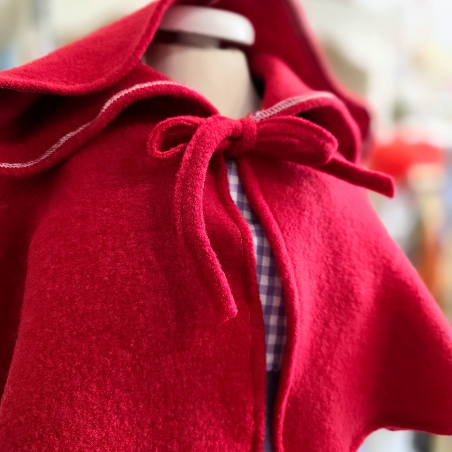 Mantellina lana 100% 2/5anni