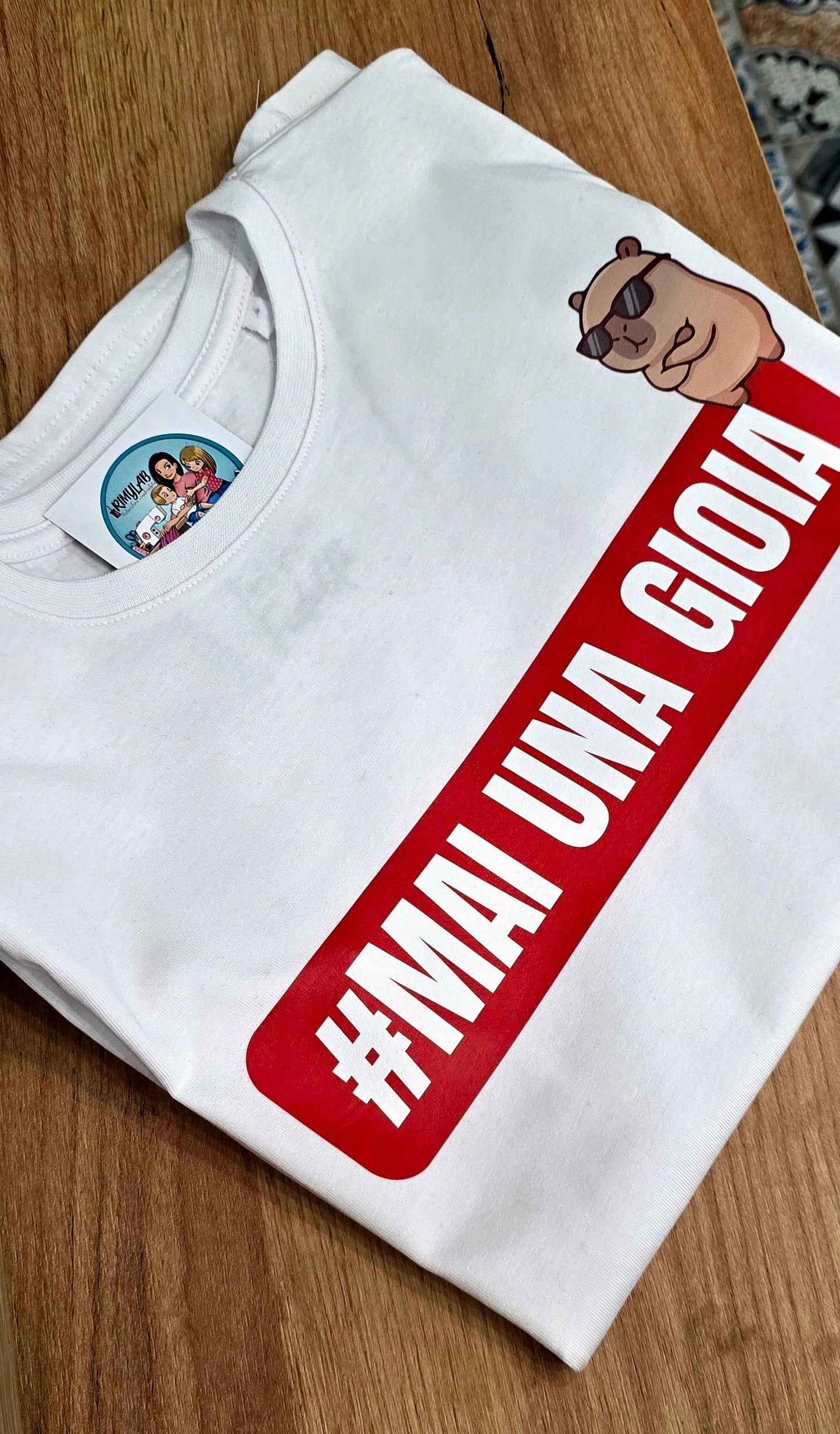 T shirt stampata