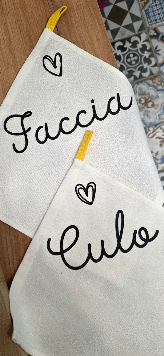 Lavette 30x30 faccia e culo