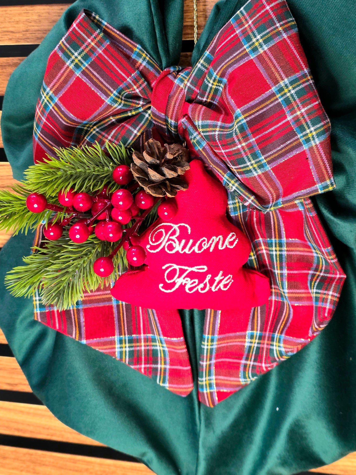 Fiocco natalizio personalizzato