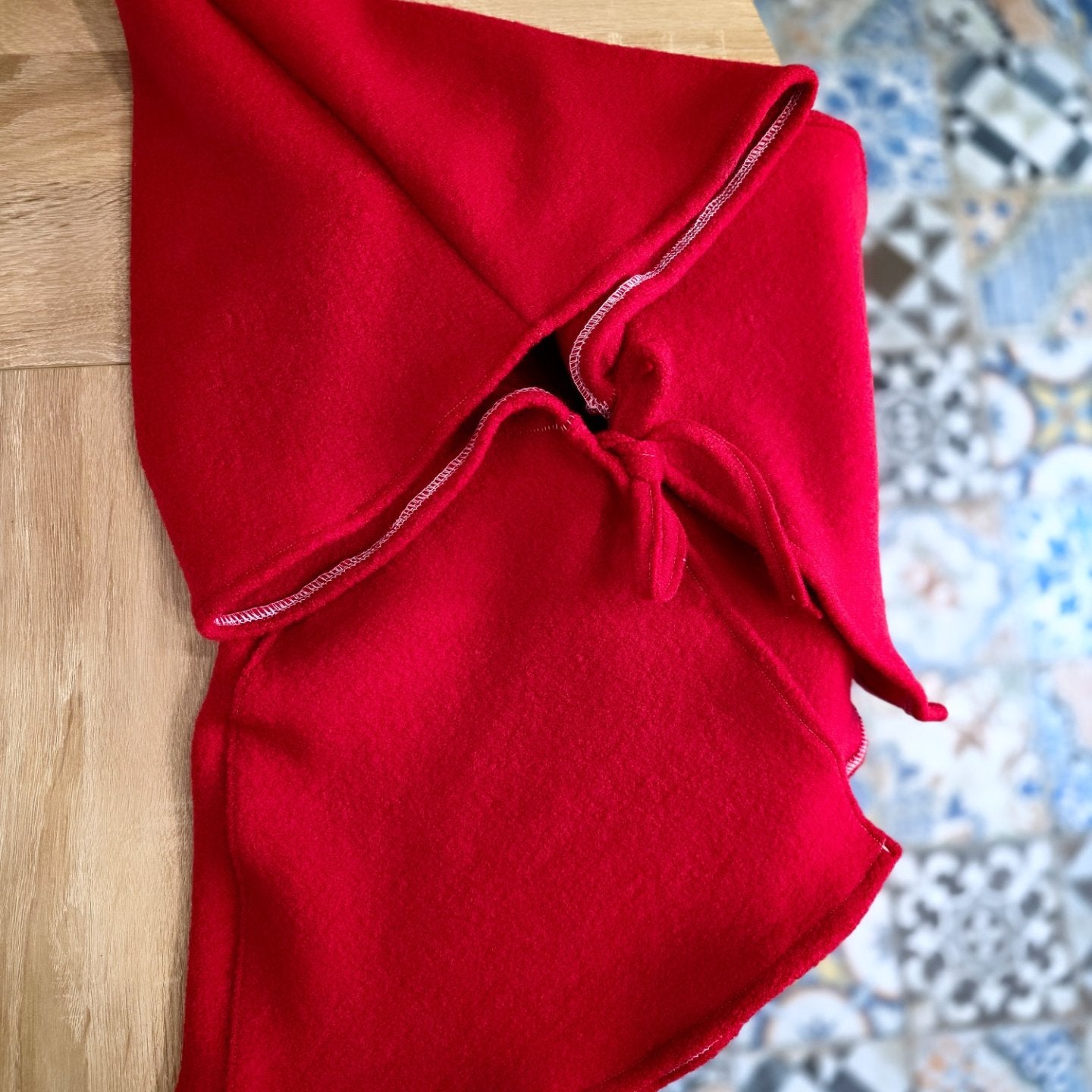 Mantellina lana 100% 2/5anni