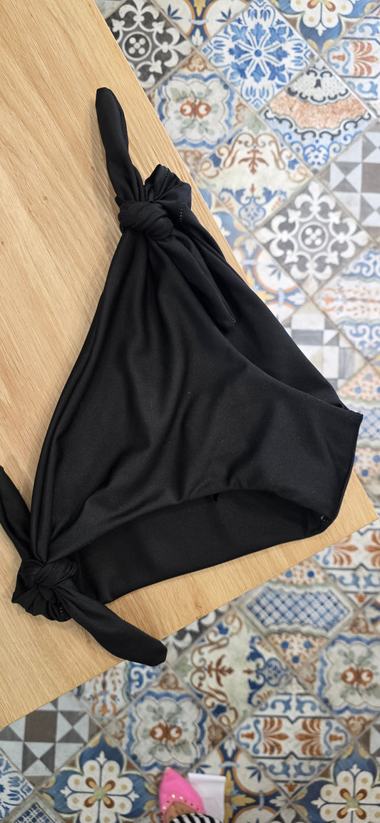Costume mestruale laccetti nero tg unica s/l